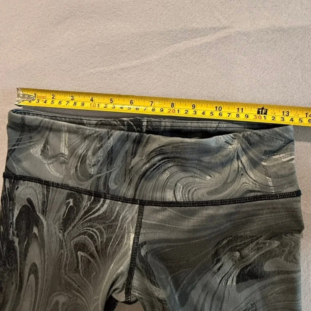 Alo Yoga Women Sz S Airbrush Full Length Legging Marble Gray